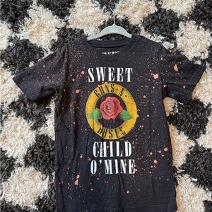 Licensed Guns N’ Roses new never worn 5t Black Kids T-Shirt